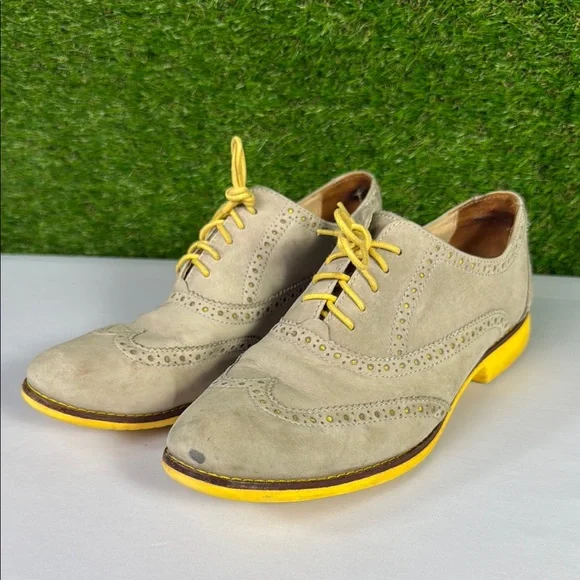 Cole Haan | Shoes | Cole Haan Womens Oxfords Suede Beige  display picture 1